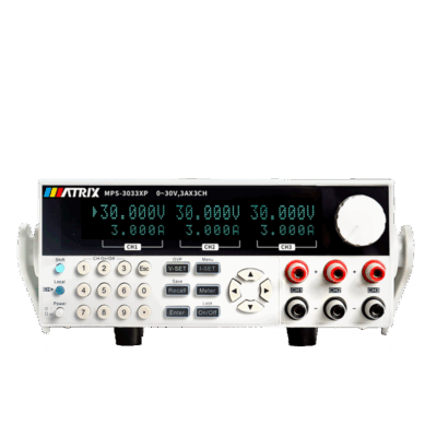 PROGRAMMABLE TRIPLE CHANNEL DC POWER-SUPPLY