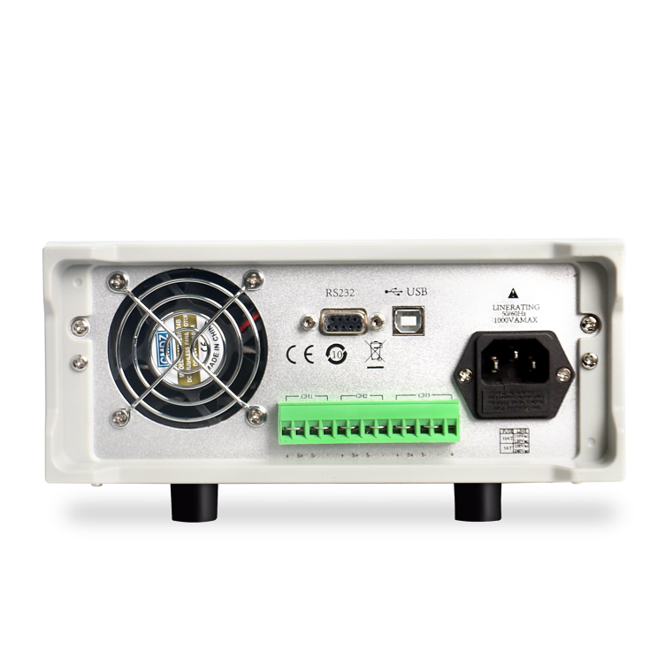 PROGRAMMABLE TRIPLE CHANNEL DC POWER-SUPPLY