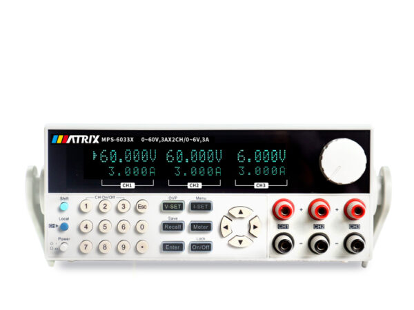 MPS-X SERIES TRIPLE CHANNEL DC LINEAR POWER SUPPLY