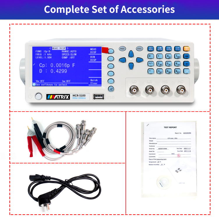 MCR-5000 Series Digital LCR Meter