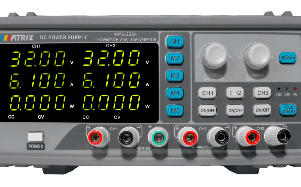 MPS-3260 SERIES TRIPLE CHANNEL DC POWER SUPPLY