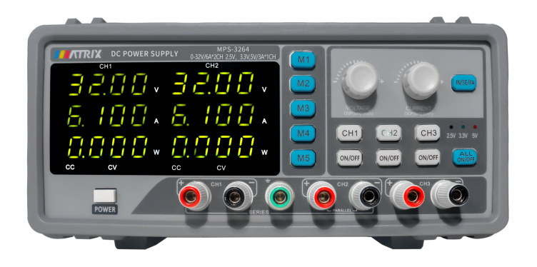 MPS-3260 SERIES TRIPLE CHANNEL DC POWER SUPPLY