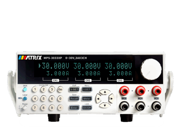 MPS-XP SERIES TRIPLE CHANNEL DC PROGRAMMABLE POWER SUPPLY