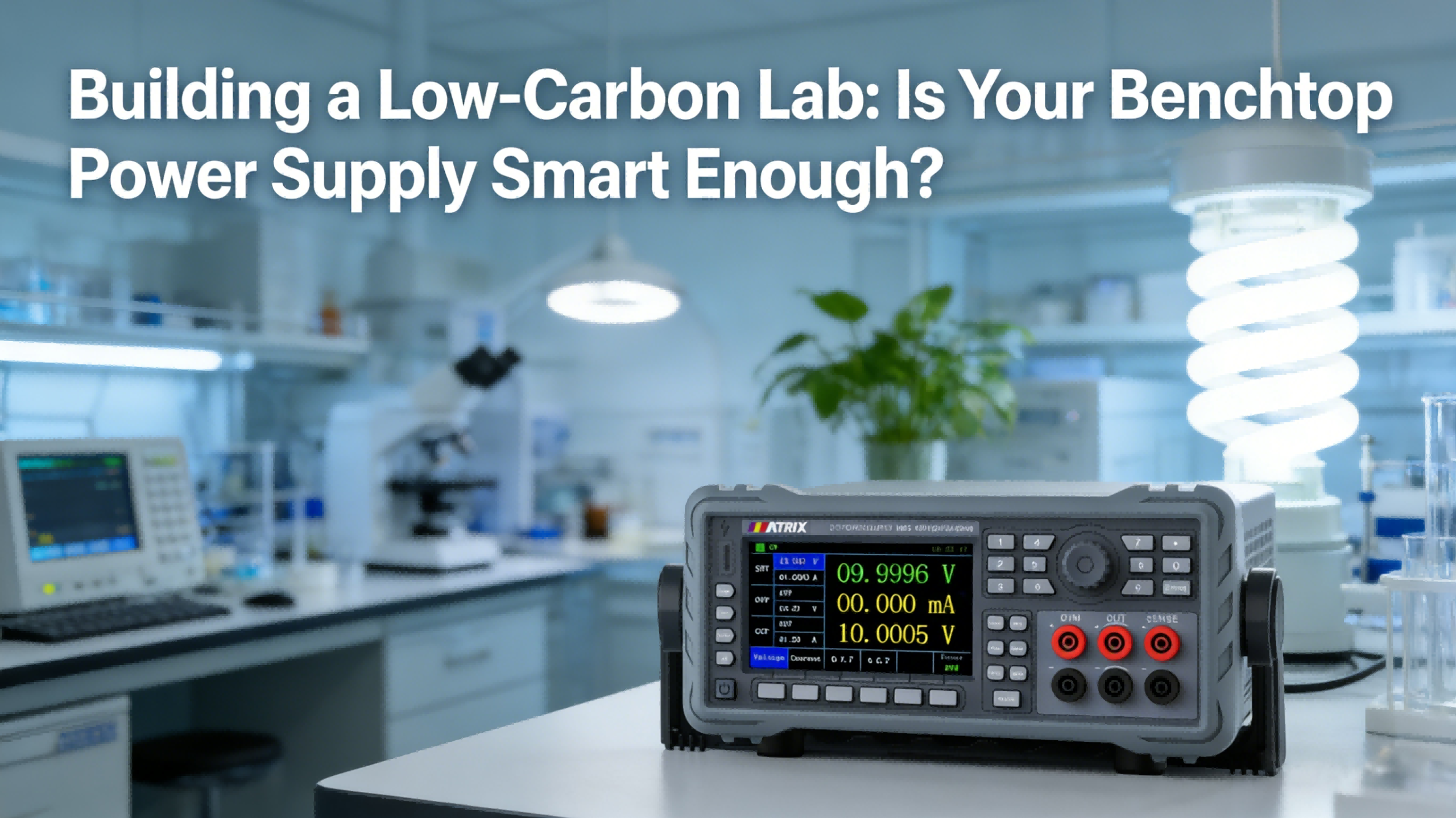 Science Lab Power Generator Building a Low-Carbon Lab: Is Your Benchtop Power Supply Smart Enough ...