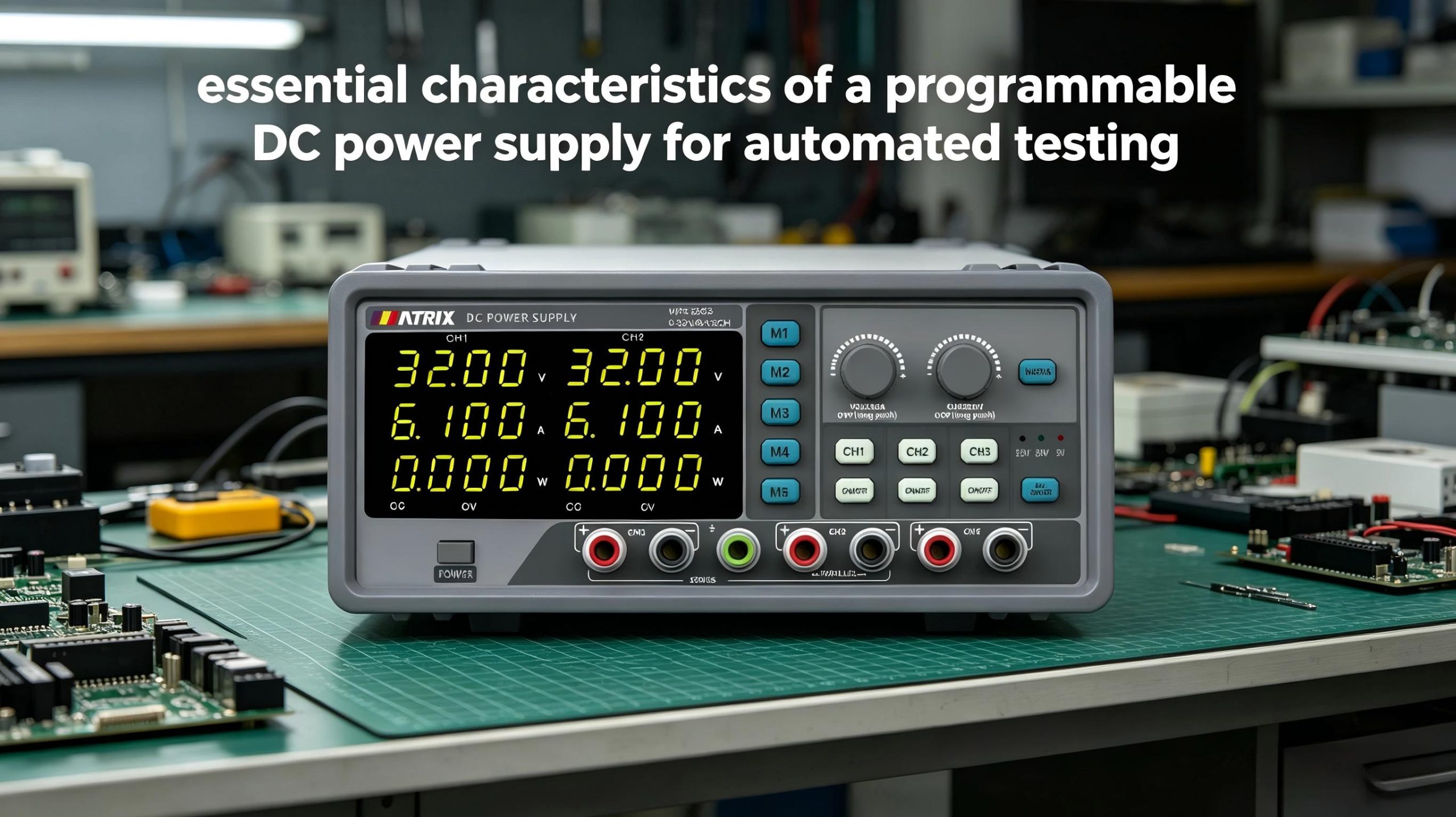 Essential characteristics of a programmable DC power supply for ...