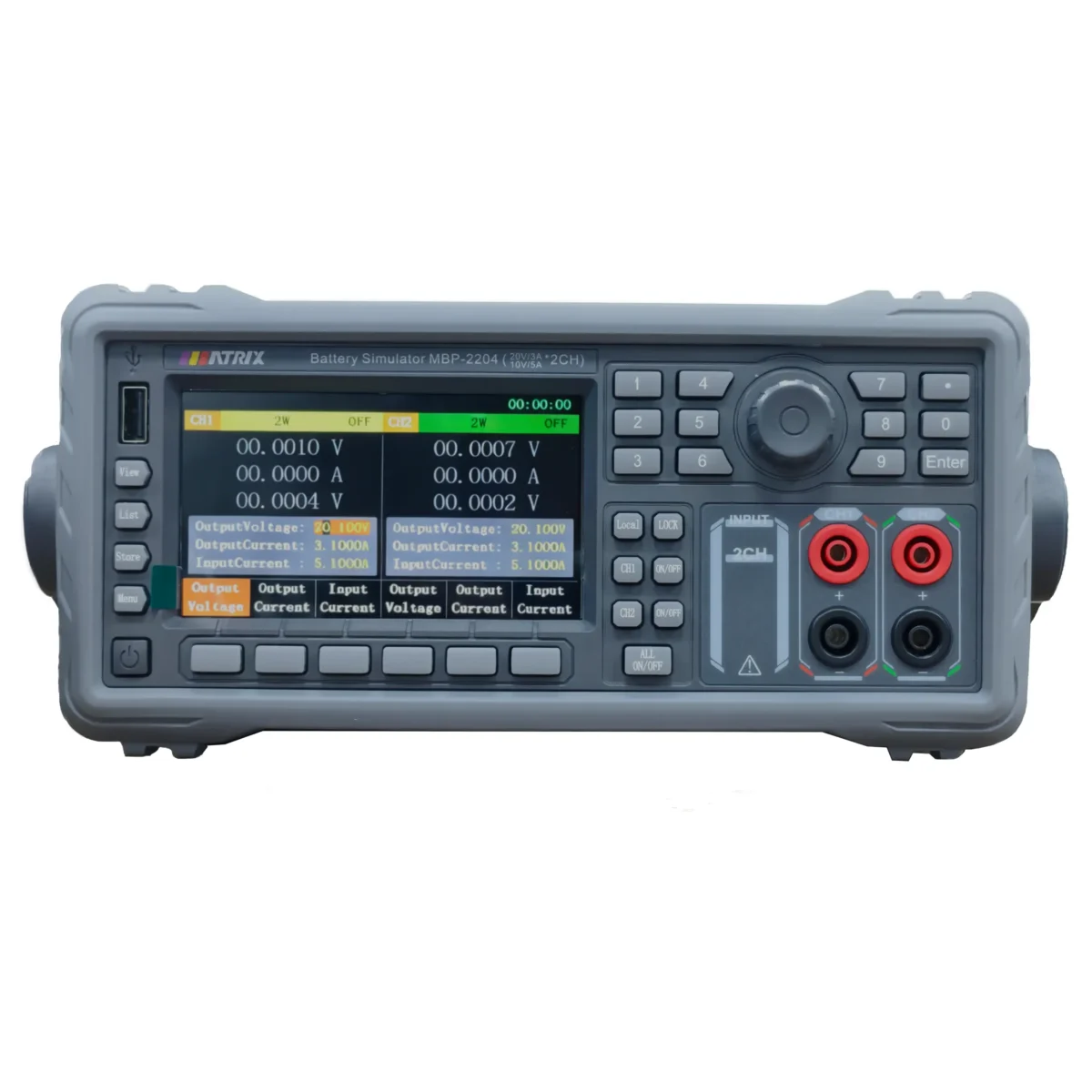 MATRIX MBP‑2200 Series Dual‑Channel Programmable Battery Simulator